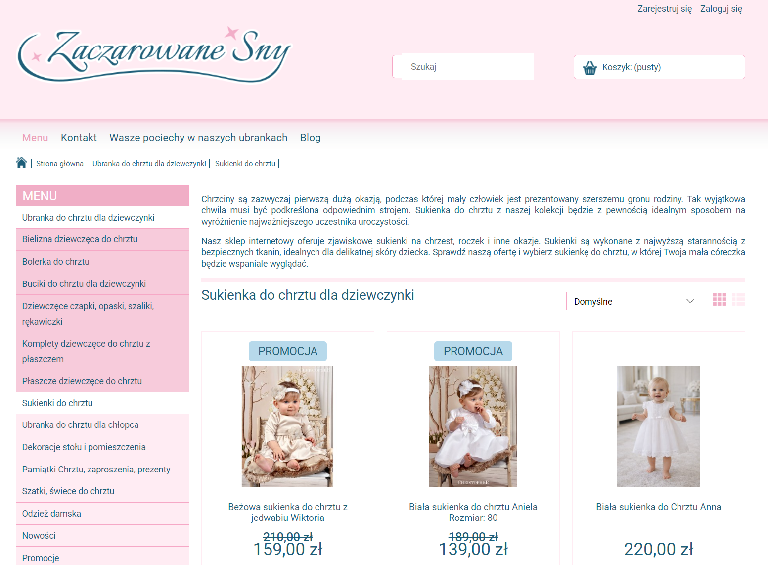 Czy sukienka do chrztu musi być biała?