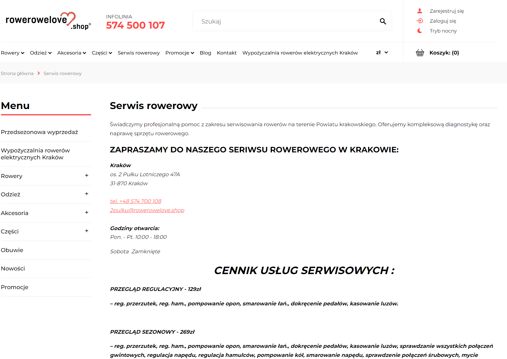 Ile kosztuje serwis rowerowy w Krakowie? Sprawdź, od czego zależą ceny napraw i przeglądów