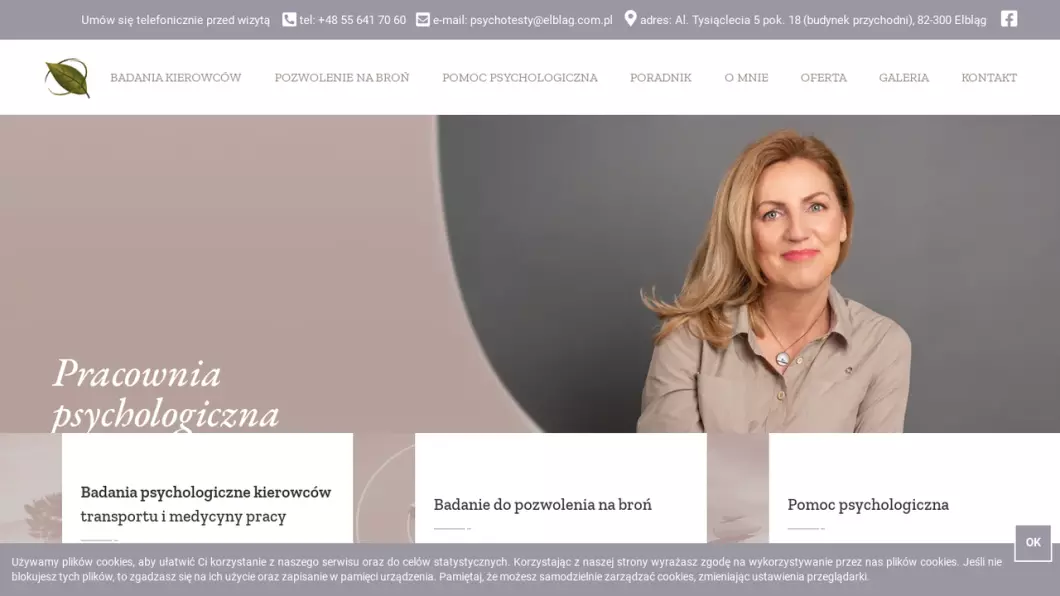 Psycholog Elbląg - Pracownia Psychologii Pracy Ewa Kulpa-Dudzik - zrzut ekranu