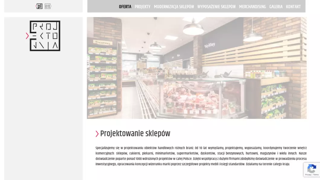 Bartek Michalik - Projekty sklepów - zrzut ekranu