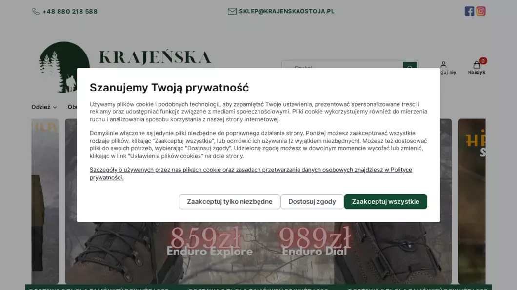 Krajeńska Ostoja - zrzut ekranu